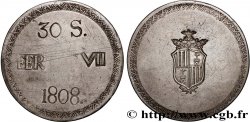 ESPAGNE - ÎLES BALEARES - FERDINAND VII 30 Sueldos  1808 Majorque XF