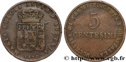 ITALY - PARMA AND PIACENZA 5 Centesimi Marie-Louise 1830 Milan