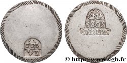 SPAIN - SIEGE OF GERONA 5 Pesetas ou Duro 1808 Gérone AU