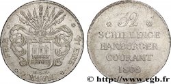 DEUTSCHLAND - HAMBURG FREIE STADT 32 schilling emblème de la ville 1808 Hambourg fVZ