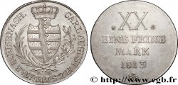 GERMANY - SAXE-WEIMAR-EISENBACH 1/2 Thaler - Charles August 1813  AU/AU