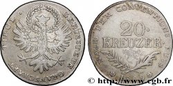 AUSTRIA - INSURRECTION OF TYROL 20 Kreuzer 1809 Hall XF