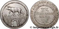 GERMANY - DUCHY OF ANHALT-BERNBURG - ALEXIS FREDERICK CHRISTIAN 1/2 Thaler  1806  XF