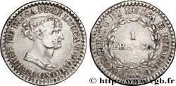 ITALY - LUCCA AND PIOMBINO 1 Franco 1808 Florence XF