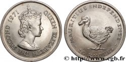 MAURITIUS 10 Rupees (Roupies) Indépendance 1971
