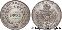 BRÉSIL - EMPIRE DU BRÉSIL - PIERRE II 1000 Reis 1857