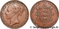 JERSEY 1/13 Shilling Reine Victoria 1851