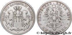 GERMANY - FREE CITY OF HAMBURG 2 Mark blason de Hambourg 1876 Hambourg