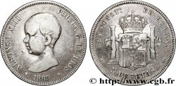 ESPAGNE 5 Pesetas Alphonse XIII 1er type 1889 Madrid