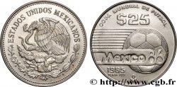 MEXICO 25 Pesos coupe du Monde de football 1986 1985