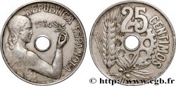 ESPAGNE 25 Centimos monnayage républicain 1934