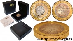 UNITED KINGDOM Piefort 2 Pounds Proof Robert Burns  2009  MS