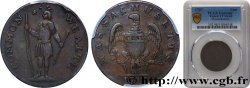 ÉTATS-UNIS D AMÉRIQUE - MASSACHUSSETS 1 Cent 1787  TTB PCGS