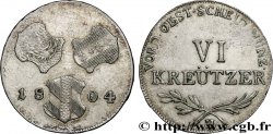 ALLEMAGNE - AUTRICHE ANTÉRIEURE 6 Kreuzer Vorderoesterreich 1804 Günzburg