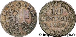 SUISSE - RÉPUBLIQUE DE GENÈVE 10 Centimes 1839