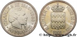 MONACO 10 Francs Charles III 1966 Paris