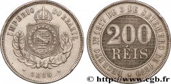BRAZIL 200 Reis Empire du Brésil 1888