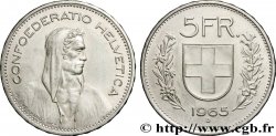 SUISSE 5 Francs Berger des alpes 1965 Berne