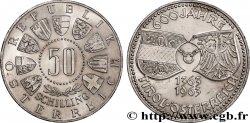 AUSTRIA 50 Schilling 600e anniversaire de l’union avec le Tyrol 1963