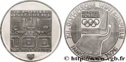 AUSTRIA 100 Schilling Proof J.O. d’hiver d’Innsbruck 1976 - tremplin olympique 1976 Vienne