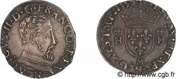 HENRI II Demi-teston à la tête nue, 5e type 1556 Toulouse