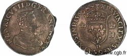 FRANÇOIS II. MONNAYAGE AU NOM D HENRI II Teston à la tête nue, 1er type 1560 Lyon