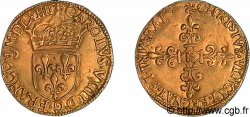 CHARLES IX Écu d or au soleil, 1er type 1564 (MDLXIIII) Bordeaux TTB+/TB+
