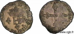 HENRI III Double sol parisis, 2e type 1578 Limoges
