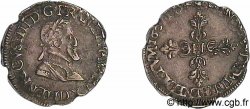 HENRI IV LE GRAND Quart de franc, type de Lyon 1601 Lyon