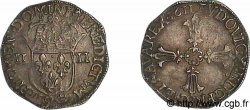 LOUIS XIII Quart d écu, croix de face fleuronnée 1611 Rennes