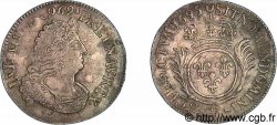 LOUIS XIV LE GRAND OU LE ROI SOLEIL Demi-écu aux palmes 1695 Caen