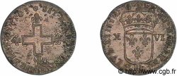 LOUIS XIV LE GRAND OU LE ROI SOLEIL XVI deniers 1703 Strasbourg