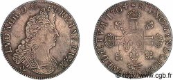 LOUIS XIV THE SUN KING Écu aux huit L, 2e type 1704 Limoges