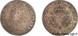 LOUIS XIV THE SUN KING Écu aux trois couronnes 1709 Paris