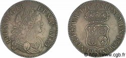 LOUIS XV THE WELL-BELOVED Écu de Navarre 1718 Reims