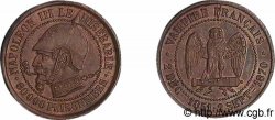 Monnaie satirique, module de 5 centimes 1870  F./