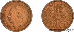 ALLEMAGNE - GRAND DUCHÉ DE BADE - FRÉDÉRIC II 20 marks or 1912 Karlsruhe