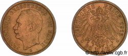 ALLEMAGNE - GRAND DUCHÉ DE BADE - FRÉDÉRIC II 20 marks or 1913 Karlsruhe