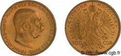 AUTRICHE - FRANÇOIS-JOSEPH Ier 100 couronnes en or 1915 Vienne