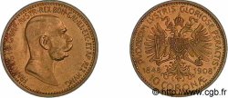 AUTRICHE - FRANÇOIS-JOSEPH Ier 10 couronnes en or, 60e anniversaire de règne, 1848-1908 1908 Vienne