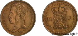 ROYAUME DES PAYS-BAS - GUILLAUME Ier 10 gulden ou 10 florins en or 1824 Bruxelles