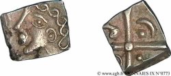 GALLIA - SUDOVESTE DELLA GALLIA - SOTIATES (Regione di Sos) Drachme à la tête bouclée du Causé , flan quadrangulaire
