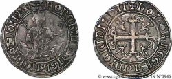 ITALIE - ROYAUME DE NAPLES - ROBERT D ANJOU Carlin d argent