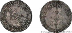 FLANDRE - COMTÉ DE FLANDRE - PHILIPPE LE BON Double gros dit  Vierlander  n.d. Gand ou Bruges TTB+