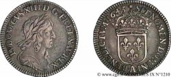 LOUIS XIII Douzième d écu, 3e type, 2e poinçon de Warin 1643 Paris, Monnaie de Matignon
