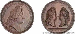 LOUIS XIV LE GRAND OU LE ROI SOLEIL Médaille BR 41, mariage du dauphin Louis