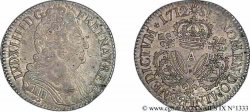 LOUIS XIV THE SUN KING Demi-écu aux trois couronnes 1712 Paris
