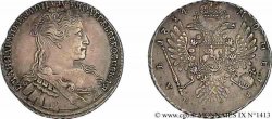 RUSSIA - ANNE - COURLANDE Rouble 1734 Moscou