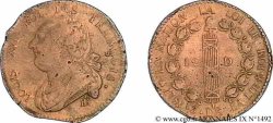 LOUIS XVI (MONARQUE CONSTITUTIONNEL) 12 deniers dit au faisceau , type FRANÇOIS 1791 Strasbourg