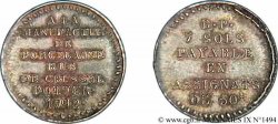 REVOLUTION COINAGE Bon pour 7 sols 1792 Paris VZ